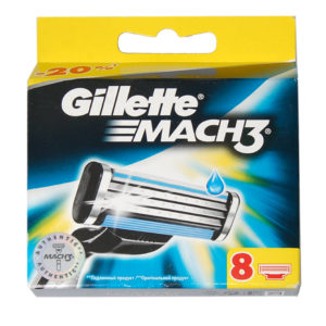 .Кассеты Gillette Mach-3